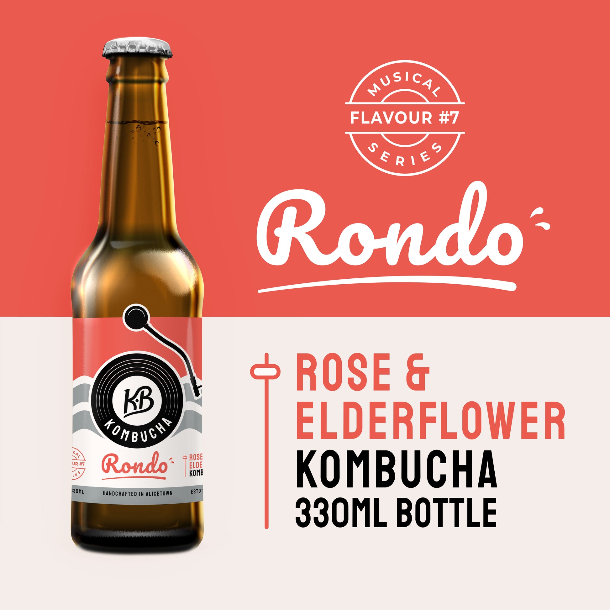 12 Pack of Rondo (Rose & Elderflower)  - 330mL