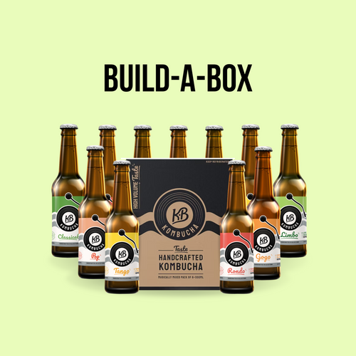 12 Pack Build-A-Box of KB Kombucha - 330mL